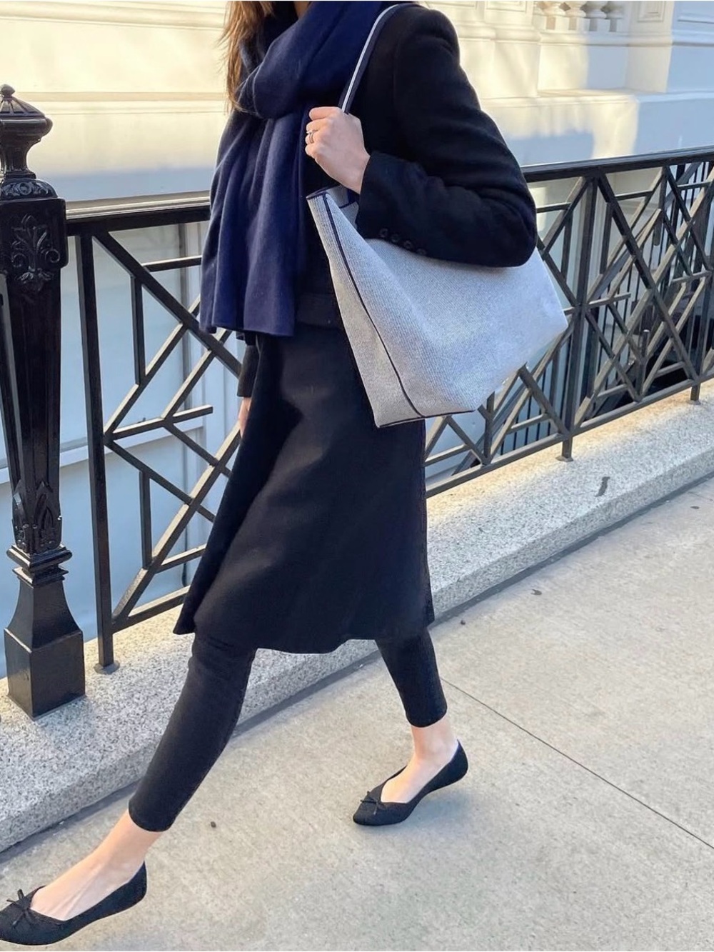 Rothy’s Lightweight Tote Bag in Maritime Cloud